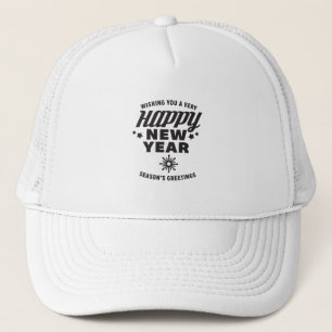 Wishing You a Very Happy New Year Truckerkappe
