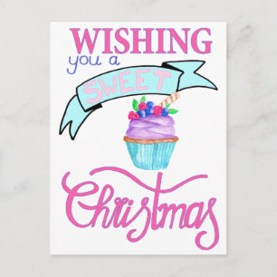Wishing you a very sweet Christmas Postkarte