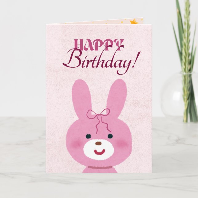Wishing You a Wonderful Birthday Karte (Vorderseite)