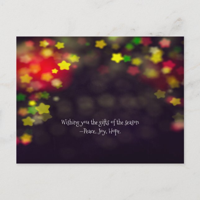 Wishing You the Ohrs of the Season Postkarte (Vorderseite)