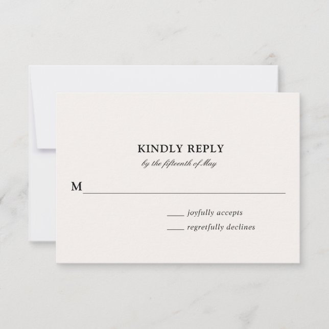 Wispy Blooms & Foliage | Hochzeitskarte Einladung (Vorderseite)