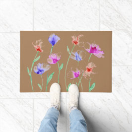 Wispy Blume Doormat Fußmatte