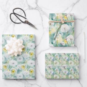 Wispy Dandelions Geschenkpapier Set