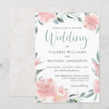 Wispy Pink Watercolor Blumenzwiebelladen