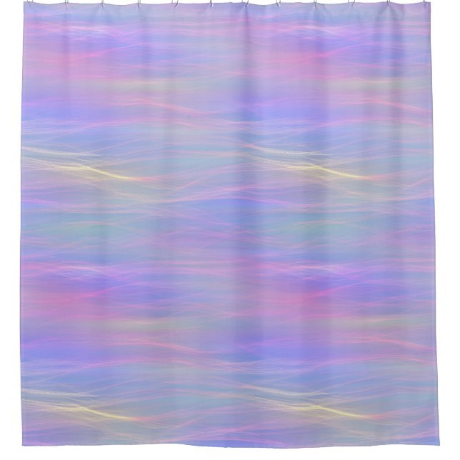 Wispy Rainbow Duschvorhang (Vorderseite)