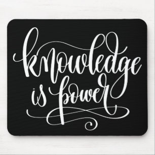 Wissen ist Power Mousepad