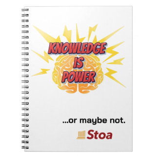 Wissen ist Power-Notebook Notizblock