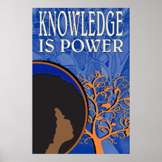 Wissen ist Power Poster