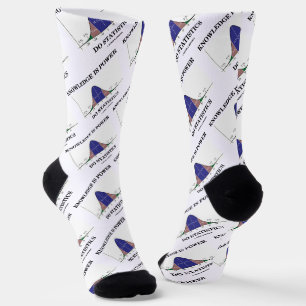 Wissen ist Power tun Statistiken Geek Ratschläge Socken