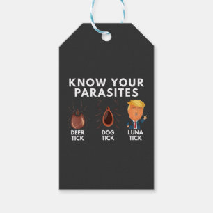 Wissen Sie, Sie sind Parasiten gegen Trump Spaß Po Geschenkanhänger