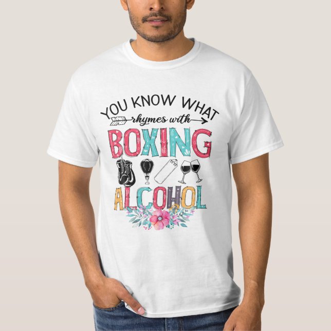 Wissen Sie, was Rhymnen mit Boxen bedeuten T-Shirt (Vorderseite)