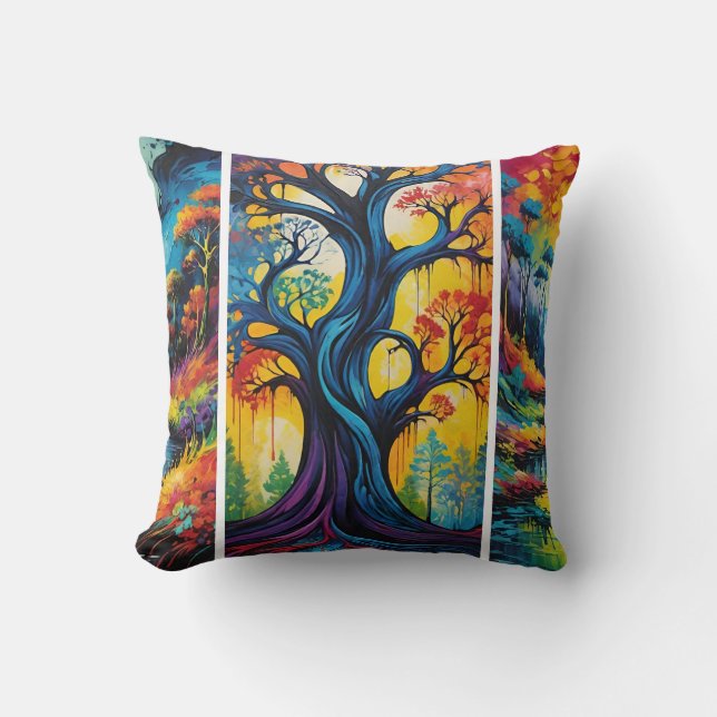 Wissensbaum Kissen (Vorderseite)