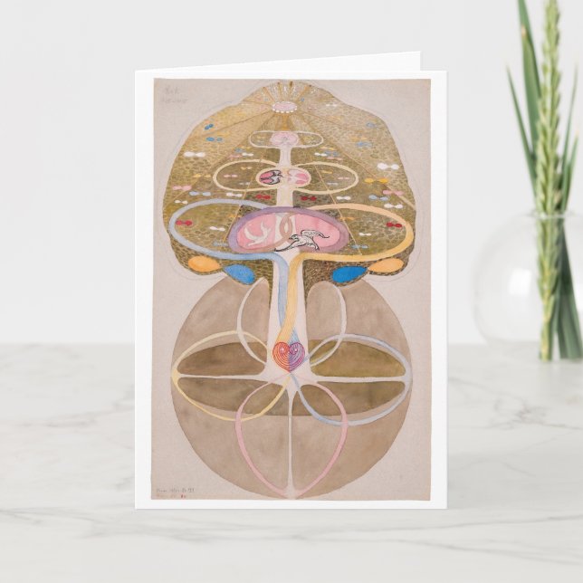 Wissensbaum Nr. 1 | Hilma af Klint | Dankeskarte (Vorderseite)