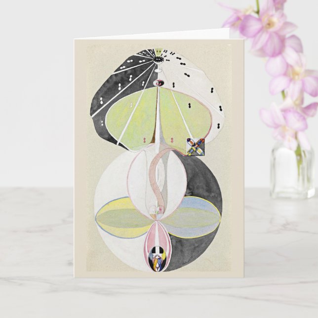 Wissensbaum Nr. 5 Karte (Orchidee)