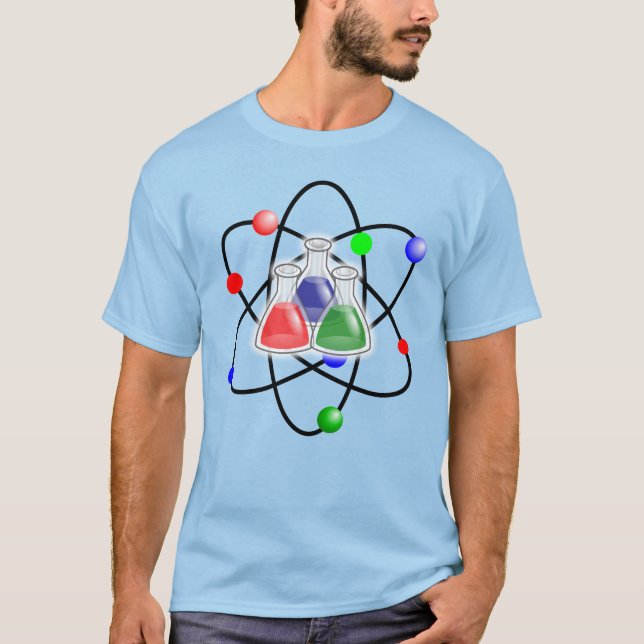 Wissenschaft Atom T-Shirt (Vorderseite)