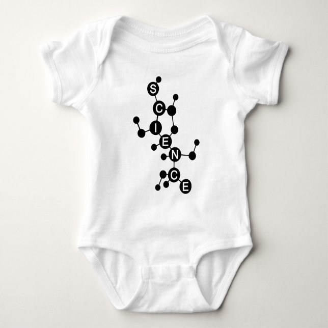 Wissenschaft Baby Strampler (Vorderseite)