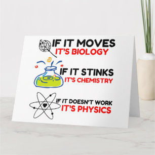 Wissenschaft BIOLOGIE CHEMIE PHYSIK Karte
