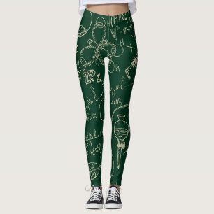 Wissenschaft, Chemie, Vintage Labormuster Leggings