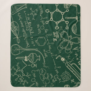 Wissenschaft, Chemie, Vintage Labormuster Sherpadecke