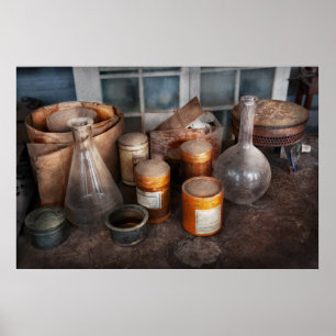 Wissenschaft - Chemiker - Bereit zum Experimentier Poster