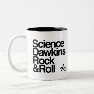 Wissenschaft Dawkins Rock u. Rolle Zweifarbige Tasse