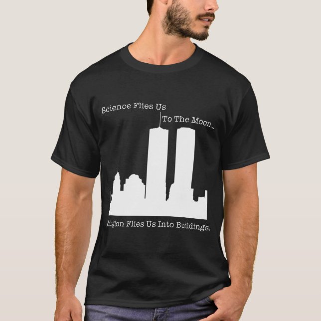 Wissenschaft fliegt uns zum Mond… T-Shirt (Vorderseite)
