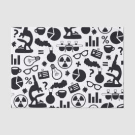 Wissenschaft für das Wissenschaftler-Muster Seidenpapier
