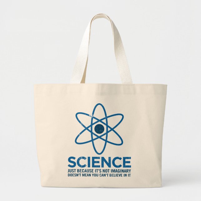 Wissenschaft - gerade weil sein nicht jumbo stoffbeutel (Vorne)
