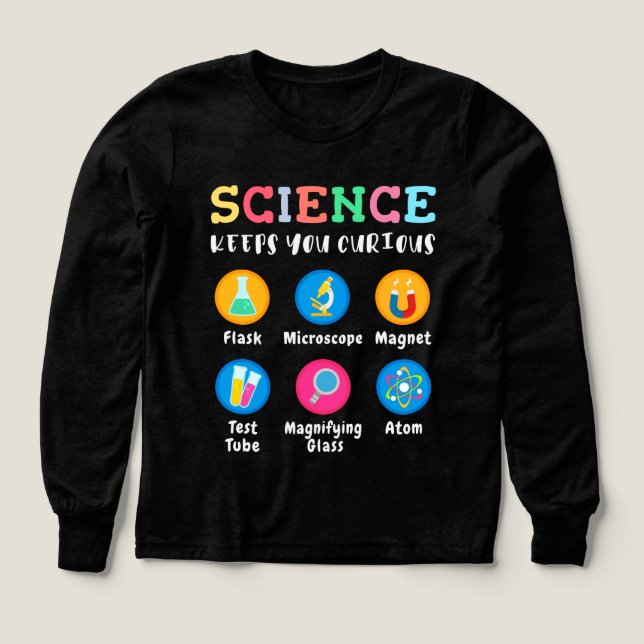 Wissenschaft hält dich neugierig (Design Vorderseite)