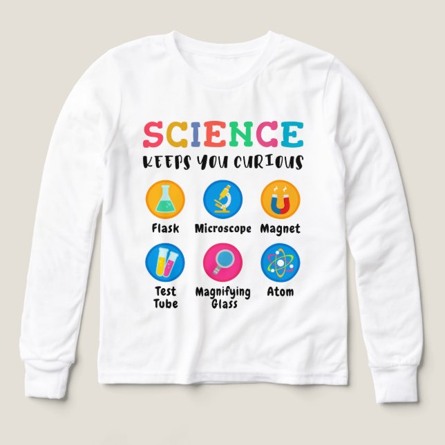 Wissenschaft hält dich neugierig (Design Vorderseite)