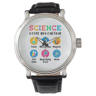 Wissenschaft hält dich neugierig armbanduhr