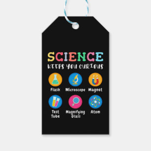 Wissenschaft hält dich neugierig geschenkanhänger
