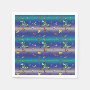 Wissenschaft, Insekt Bug Lover Weihnachtsbaum Serviette