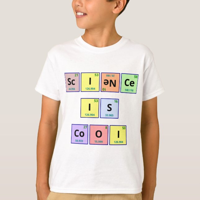 Wissenschaft ist cool T-Shirt (Vorderseite)