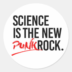 Wissenschaft ist der neue Punk-Rock Runder Aufkleber