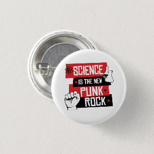 WISSENSCHAFT IST DER NEUE PUNKTSTEIN BUTTON