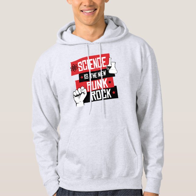WISSENSCHAFT IST DER NEUE PUNKTSTEIN HOODIE (Vorderseite)