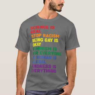 Wissenschaft ist die richtige Station für Rassismu T-Shirt