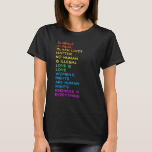 Wissenschaft ist ein echter Blam Human Rights Lgbt T-Shirt