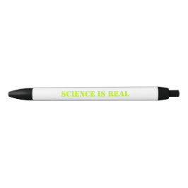 Wissenschaft ist eine echte neongrüne moderne Typo Kugelschreiber