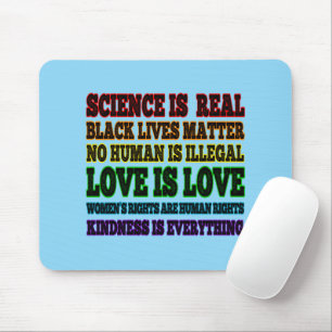 Wissenschaft ist eine echte schwarze Lebensfrage Mousepad