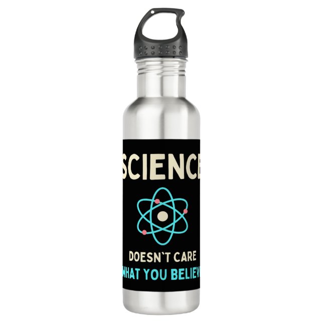 Wissenschaft ist es egal, was du glaubst edelstahlflasche (Vorderseite)