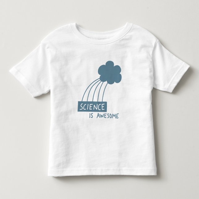 Wissenschaft ist fantastisch (Stahlblau) Kleinkind T-shirt (Vorderseite)