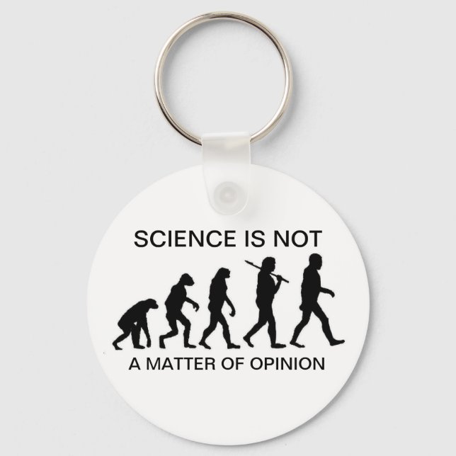 Wissenschaft ist keine Frage des Schlüsselanhänger (Vorderseite)