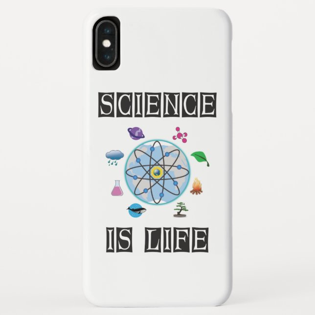 Wissenschaft ist Leben Case-Mate iPhone Hülle (Rückseite)