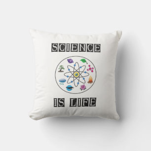 Wissenschaft ist Leben Kissen