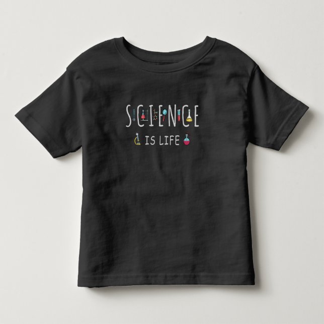 Wissenschaft ist Leben Kleinkind T-shirt (Vorderseite)