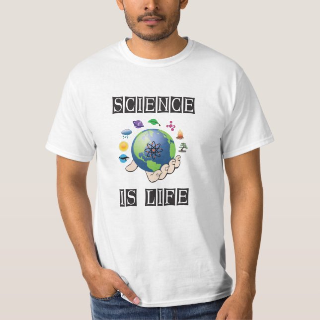 Wissenschaft ist Leben T-Shirt (Vorderseite)