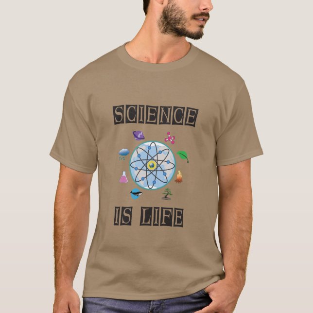 Wissenschaft ist Leben T-Shirt (Vorderseite)
