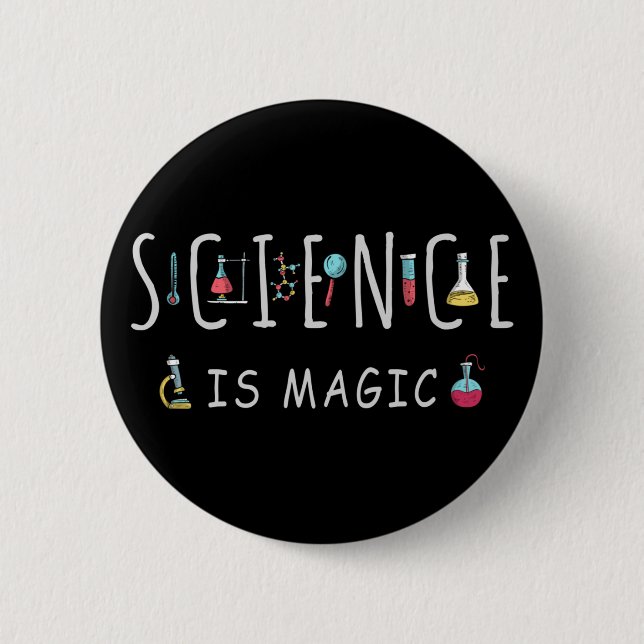 Wissenschaft ist Magie Button (Vorderseite)